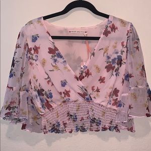 NEW Chelsea&Violet Floral Crop Top
